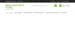 Desktop Screenshot of marijuanamedstore.com