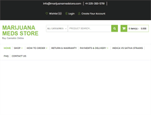 Tablet Screenshot of marijuanamedstore.com